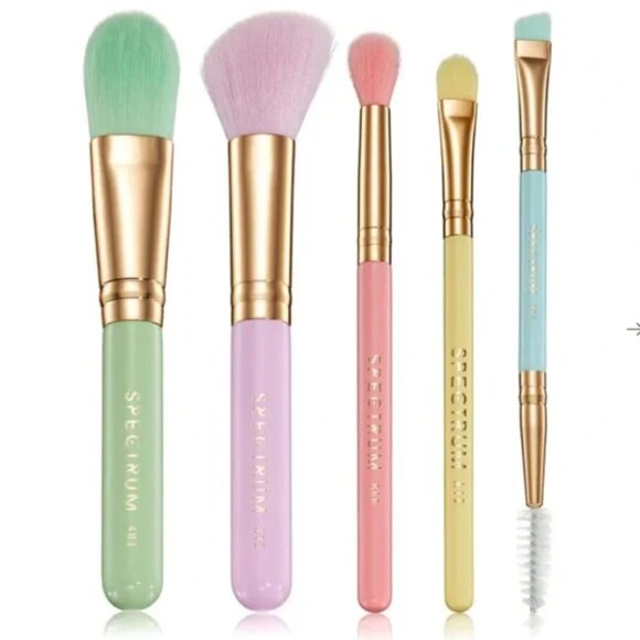 Spectrum Patisserie Pastel Makeup Brush Set NWT - Picture 3 of 4